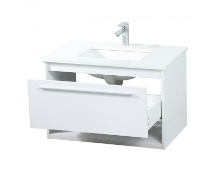 Elegant Bathroom Vanity - White (VF43530MWH)