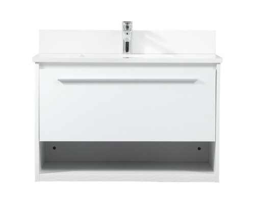 Elegant Bathroom Vanity - White (VF43530MWH-BS)