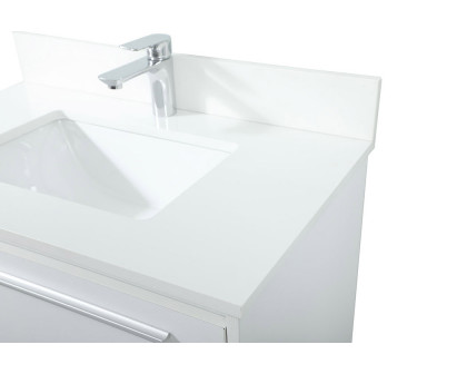 Elegant Bathroom Vanity - White (VF43530MWH-BS)