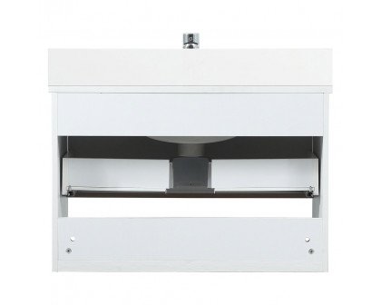 Elegant Bathroom Vanity - White (VF43530MWH-BS)