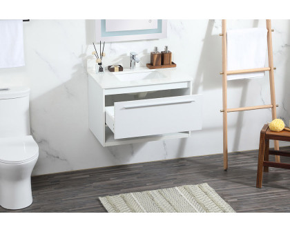 Elegant Bathroom Vanity - White (VF43530MWH-BS)