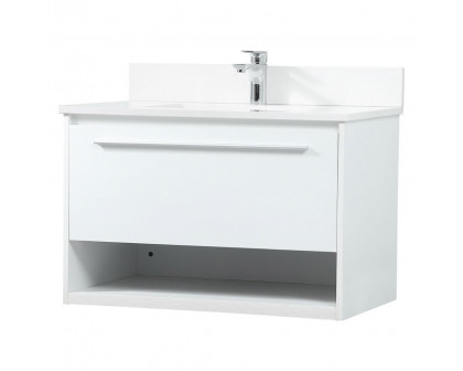 Elegant Bathroom Vanity - White (VF43530MWH-BS)