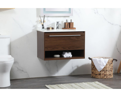 Elegant Bathroom Vanity - Walnut (VF43530MWT)