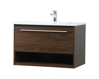 Elegant Bathroom Vanity - Walnut (VF43530MWT)