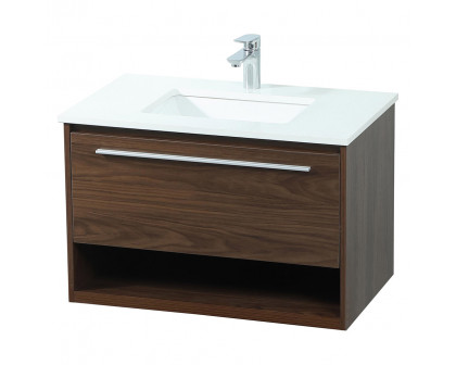 Elegant Bathroom Vanity - Walnut (VF43530MWT)