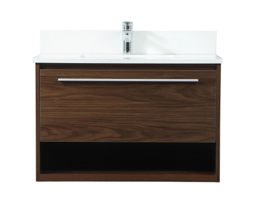 Elegant Bathroom Vanity - Walnut (VF43530MWT-BS)