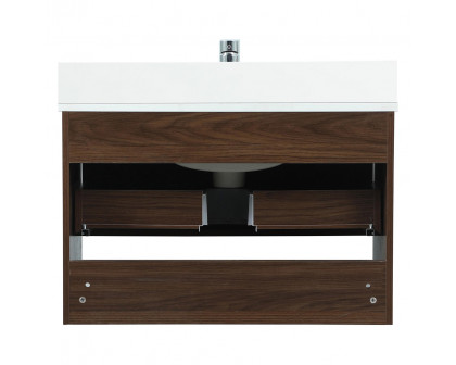 Elegant Bathroom Vanity - Walnut (VF43530MWT-BS)