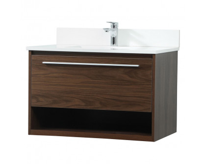 Elegant Bathroom Vanity - Walnut (VF43530MWT-BS)