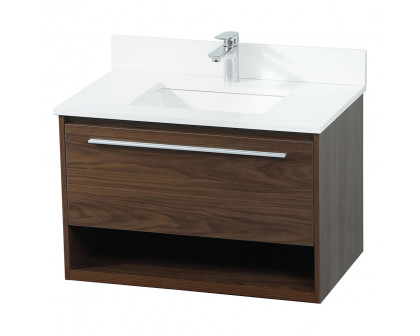 Elegant Bathroom Vanity - Walnut (VF43530MWT-BS)