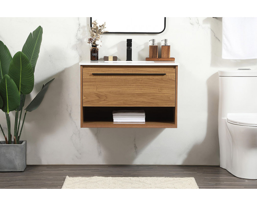 Elegant Bathroom Vanity - Walnut Brown (VF43530WB)