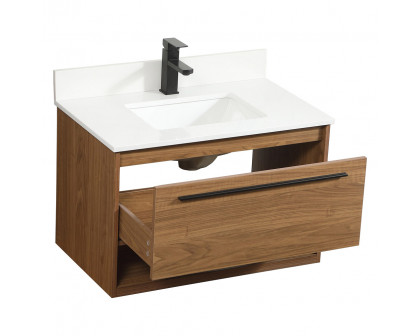 Elegant Bathroom Vanity - Walnut Brown (VF43530WB-BS)