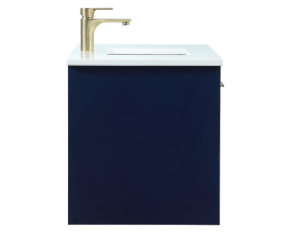 Elegant Bathroom Vanity - Blue (VF43536MBL)