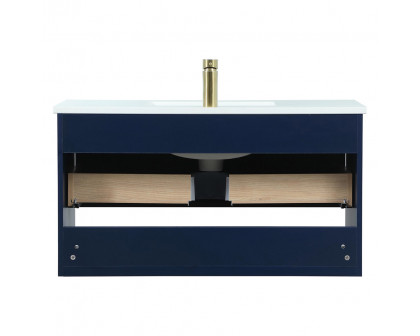 Elegant Bathroom Vanity - Blue (VF43536MBL)