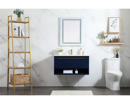 Elegant Bathroom Vanity - Blue (VF43536MBL)