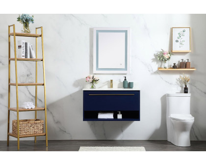 Elegant Bathroom Vanity - Blue (VF43536MBL-BS)