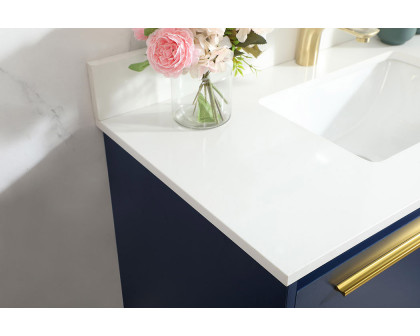 Elegant Bathroom Vanity - Blue (VF43536MBL-BS)