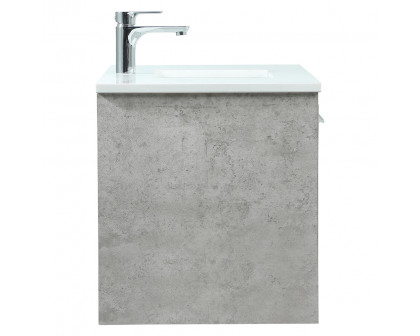 Elegant Bathroom Vanity - Concrete Gray (VF43536MCG)