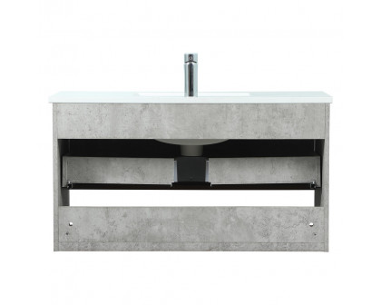 Elegant Bathroom Vanity - Concrete Gray (VF43536MCG)