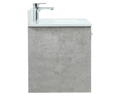 Elegant Bathroom Vanity - Concrete Gray (VF43536MCG-BS)