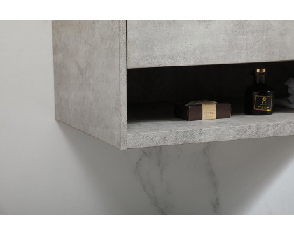 Elegant Bathroom Vanity - Concrete Gray (VF43536MCG-BS)