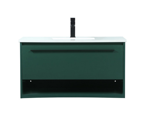 Elegant Bathroom Vanity - Green (VF43536MGN)