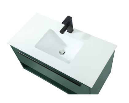 Elegant Bathroom Vanity - Green (VF43536MGN)