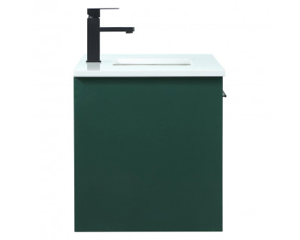 Elegant Bathroom Vanity - Green (VF43536MGN)