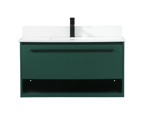 Elegant Bathroom Vanity - Green (VF43536MGN-BS)