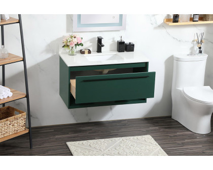 Elegant Bathroom Vanity - Green (VF43536MGN-BS)