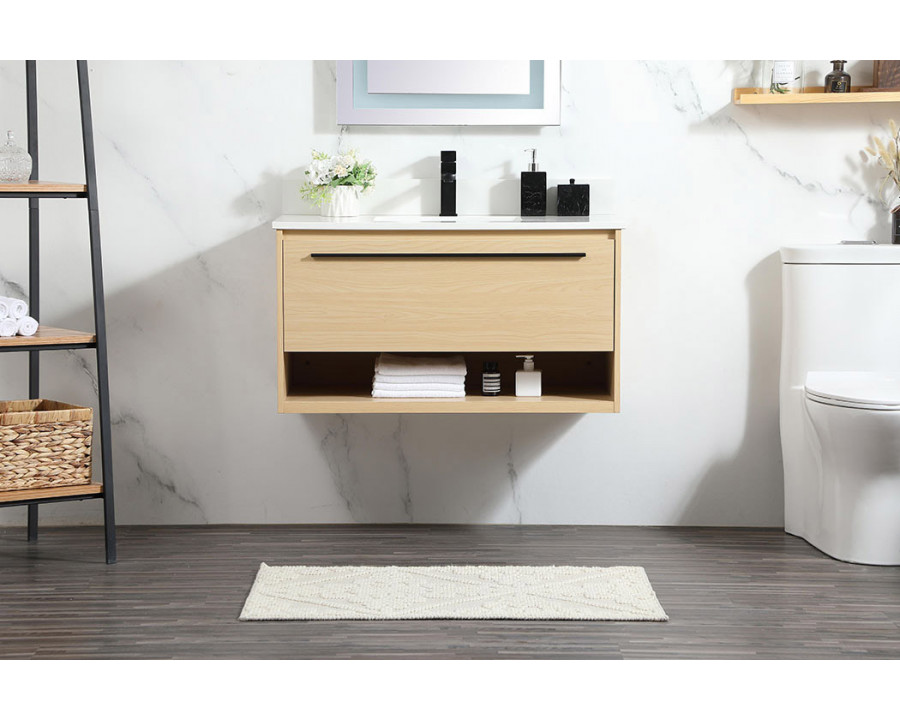 Elegant Bathroom Vanity - Maple (VF43536MMP-BS)