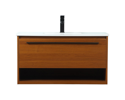 Elegant Bathroom Vanity - Teak (VF43536MTK)