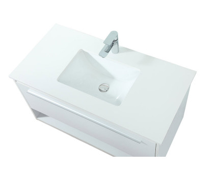 Elegant Bathroom Vanity - White (VF43536MWH)