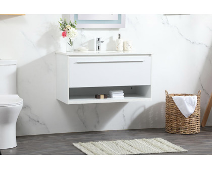 Elegant Bathroom Vanity - White (VF43536MWH)