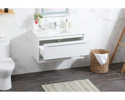 Elegant Bathroom Vanity - White (VF43536MWH)