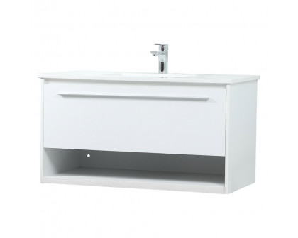 Elegant Bathroom Vanity - White (VF43536MWH)