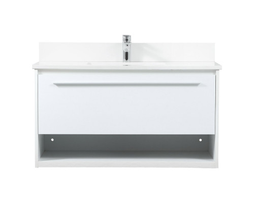 Elegant Bathroom Vanity - White (VF43536MWH-BS)