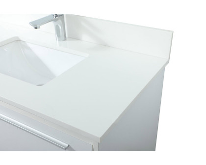 Elegant Bathroom Vanity - White (VF43536MWH-BS)