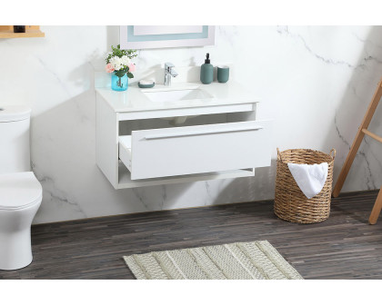 Elegant Bathroom Vanity - White (VF43536MWH-BS)