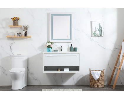 Elegant Bathroom Vanity - White (VF43536MWH-BS)