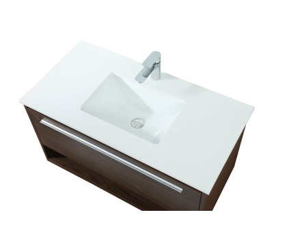 Elegant Bathroom Vanity - Walnut (VF43536MWT)