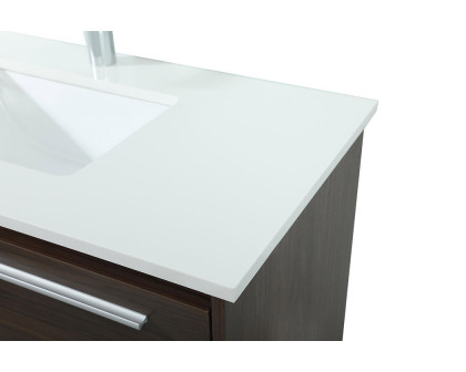 Elegant Bathroom Vanity - Walnut (VF43536MWT)