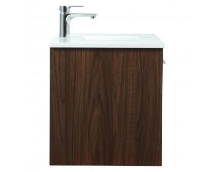 Elegant Bathroom Vanity - Walnut (VF43536MWT)