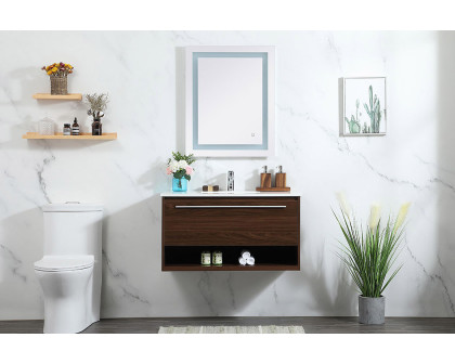 Elegant Bathroom Vanity - Walnut (VF43536MWT)