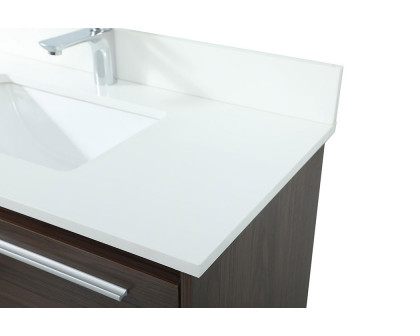 Elegant Bathroom Vanity - Walnut (VF43536MWT-BS)