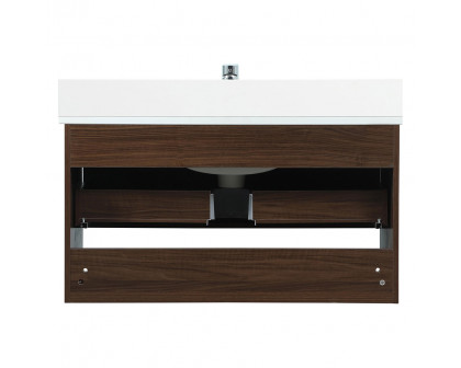 Elegant Bathroom Vanity - Walnut (VF43536MWT-BS)