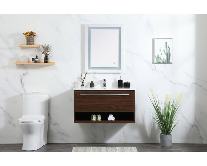 Elegant Bathroom Vanity - Walnut (VF43536MWT-BS)