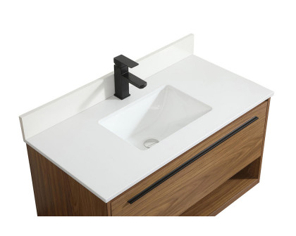 Elegant Bathroom Vanity - Walnut Brown (VF43536WB-BS)