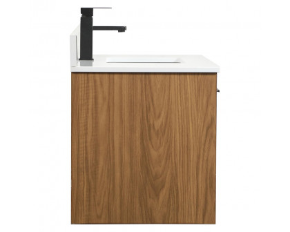 Elegant Bathroom Vanity - Walnut Brown (VF43536WB-BS)