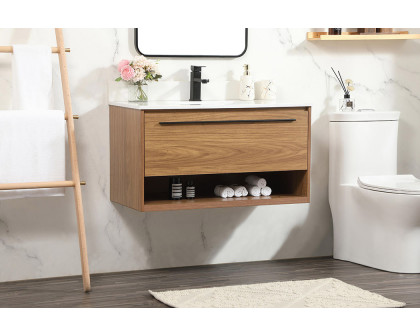 Elegant Bathroom Vanity - Walnut Brown (VF43536WB-BS)