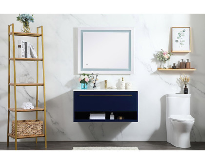 Elegant Bathroom Vanity - Blue (VF43540MBL)